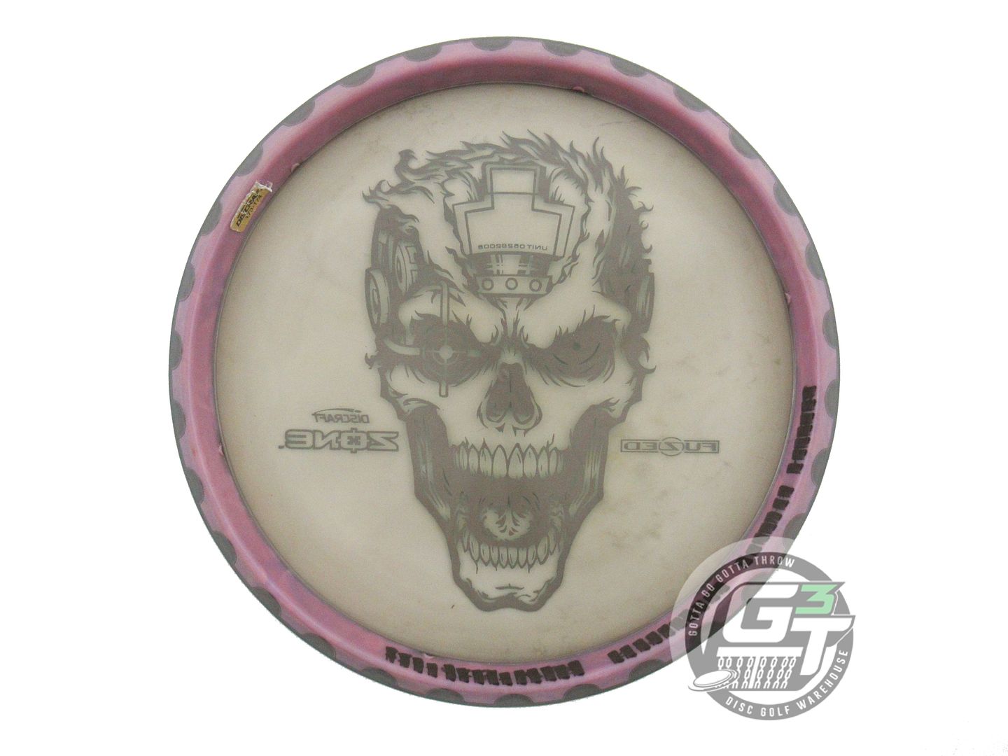 USED Discraft FuZed Zone 174g Lilac Green Foil Putter Golf Disc