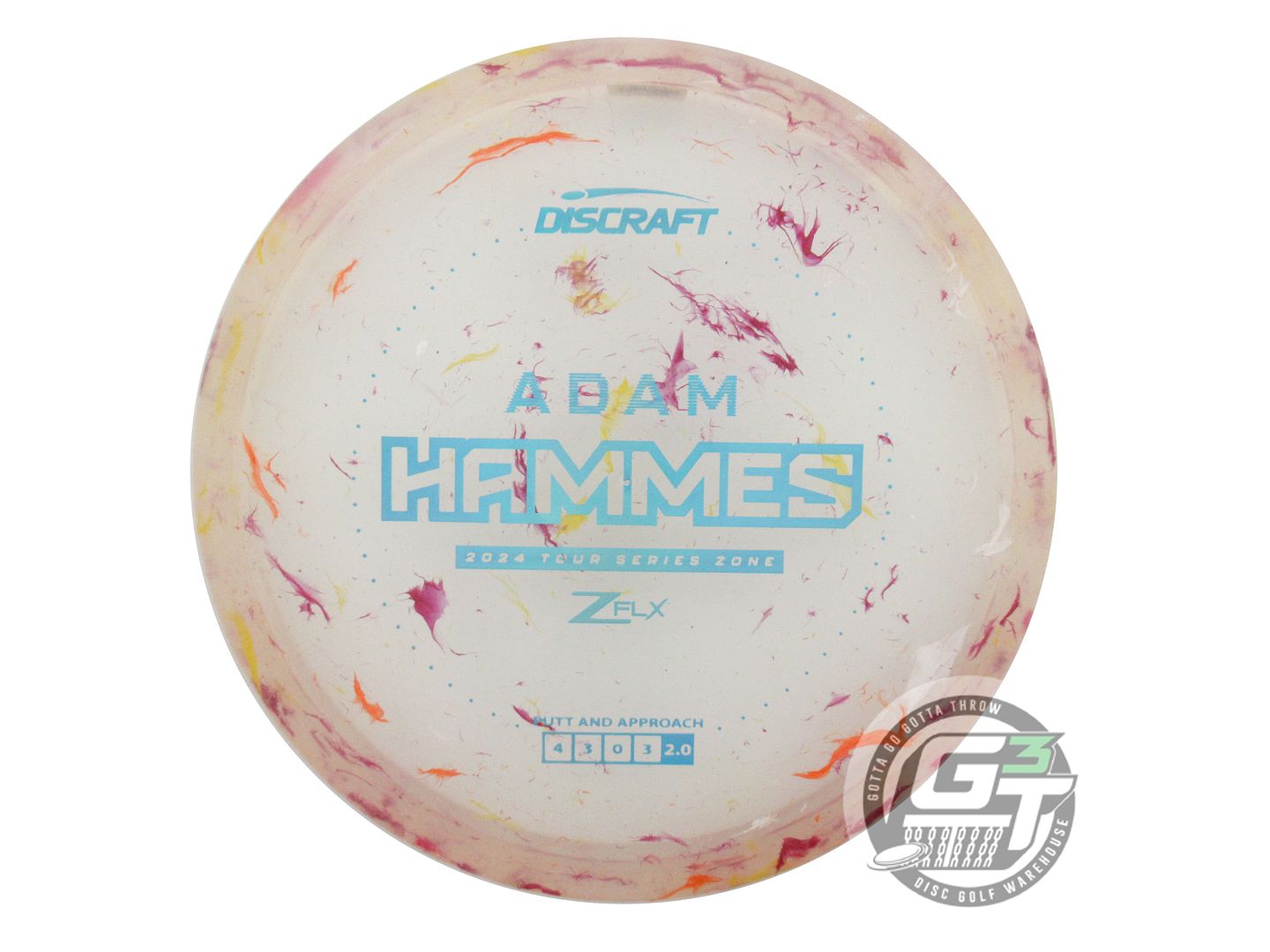 NOS Discraft [HAMMES] Jawbreaker Z FLX Zone 172g Blue Holo Foil Putter Golf Disc