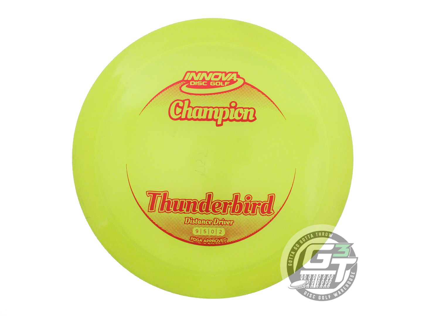 USED Innova Champion Thunderbird 175g Yellow Red Foil Distance Driver Golf Disc