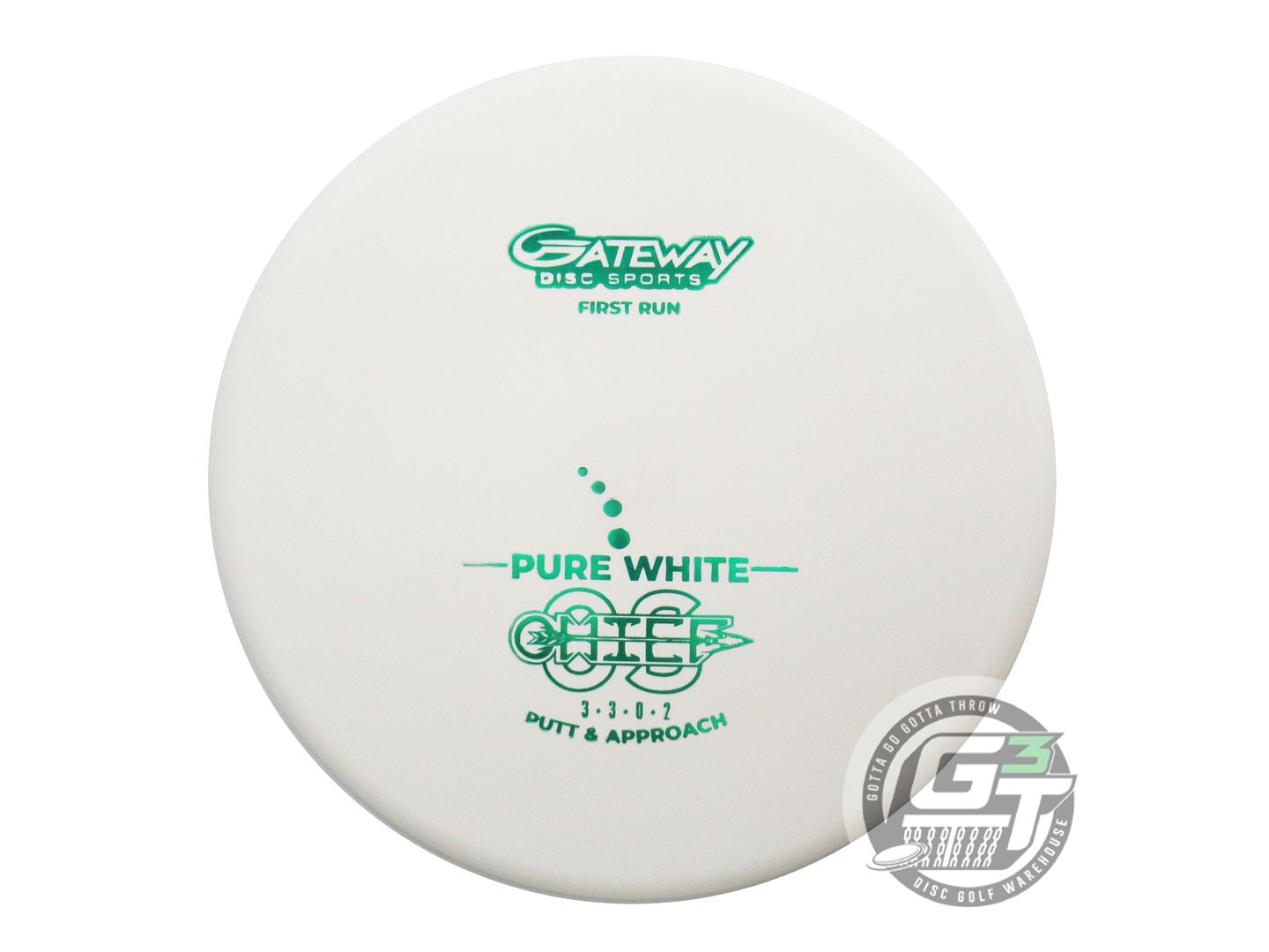 Gateway Pure White Chief OS Putter Golf Disc (Individually Listed)