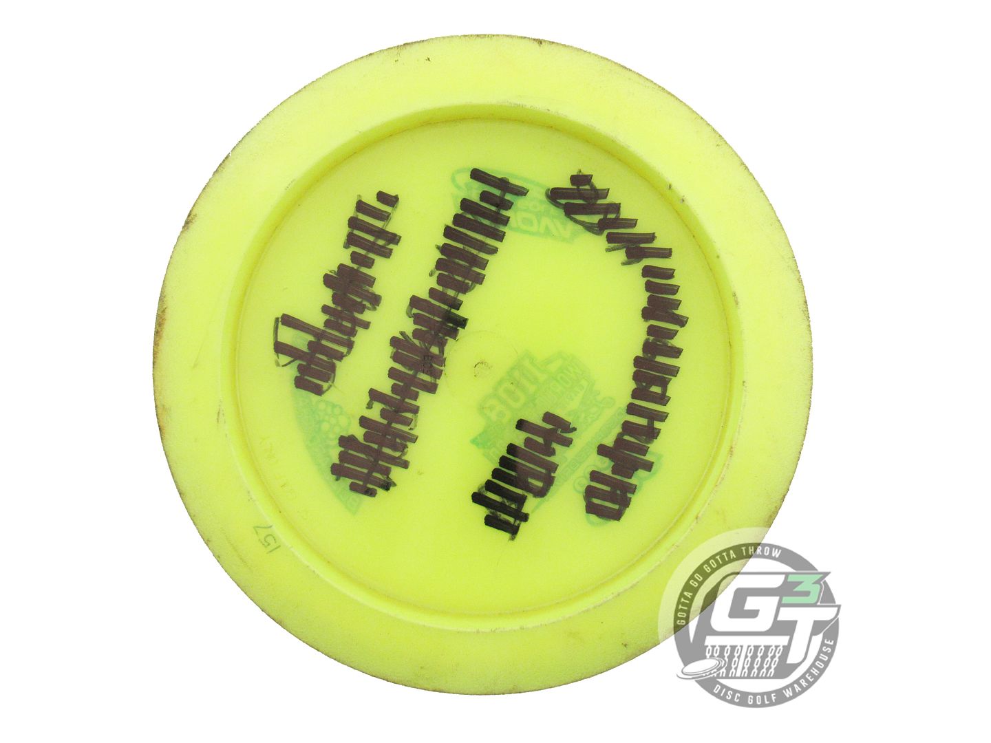USED Innova Blizzard Boss 157g Yellow Blue Foil Distance Driver Golf Disc