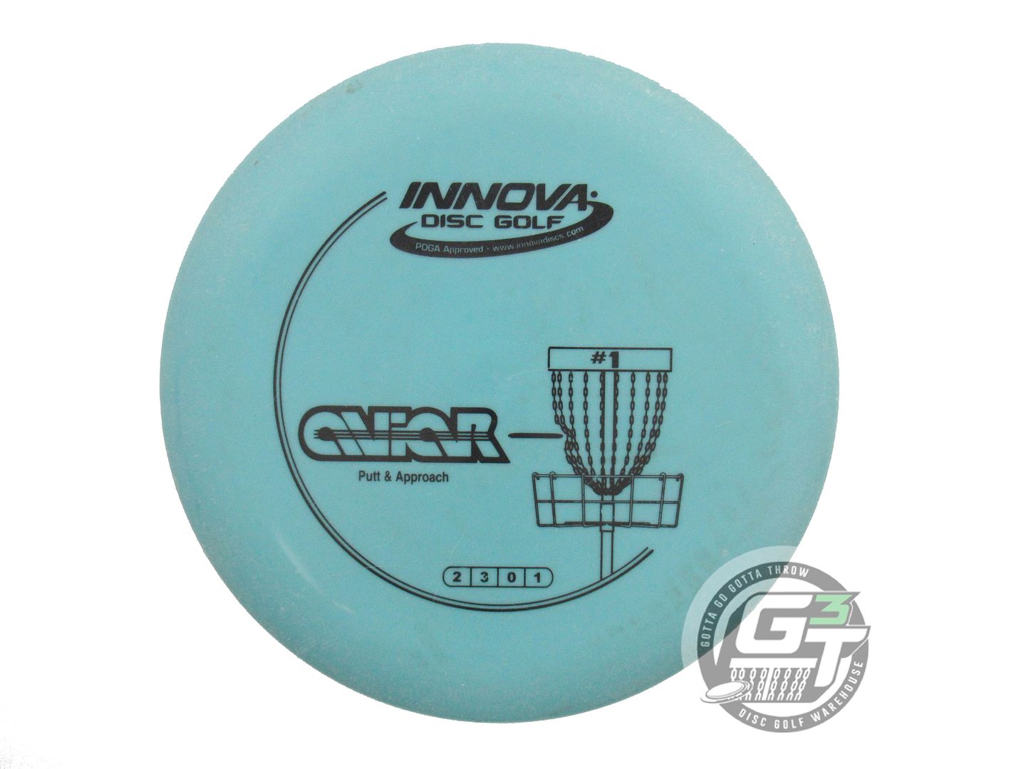 USED Innova DX Aviar 148g Teal Black Stamp Putter Golf Disc