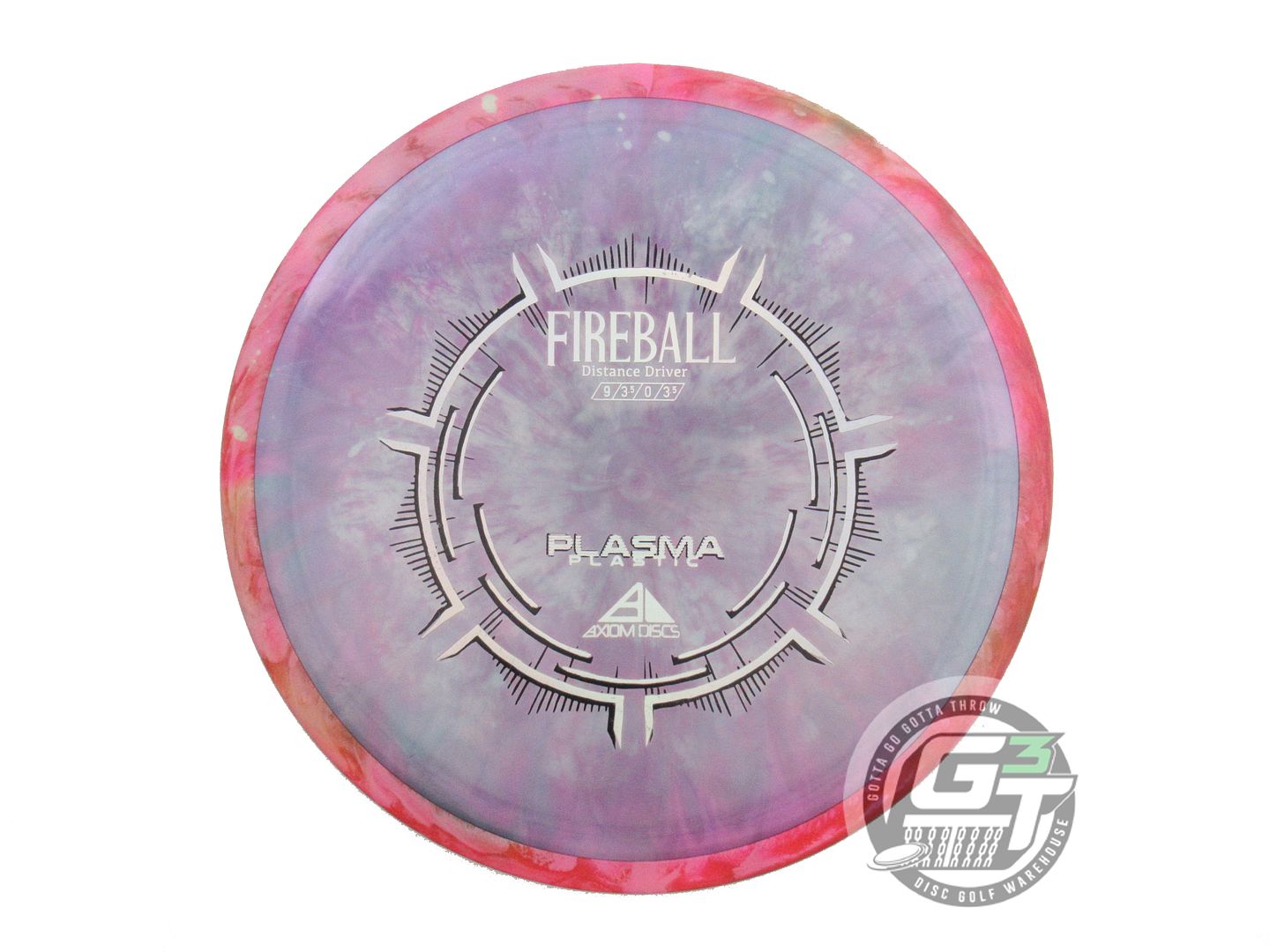 USED Axiom Discs Plasma Fireball 171g HOME DYED Distance Driver Golf Disc