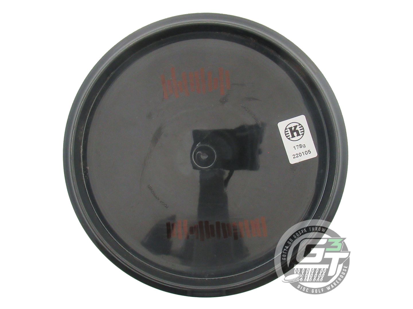 USED Kastaplast K1 Gote 178g Black Silver Holo Foil Midrange Golf Disc