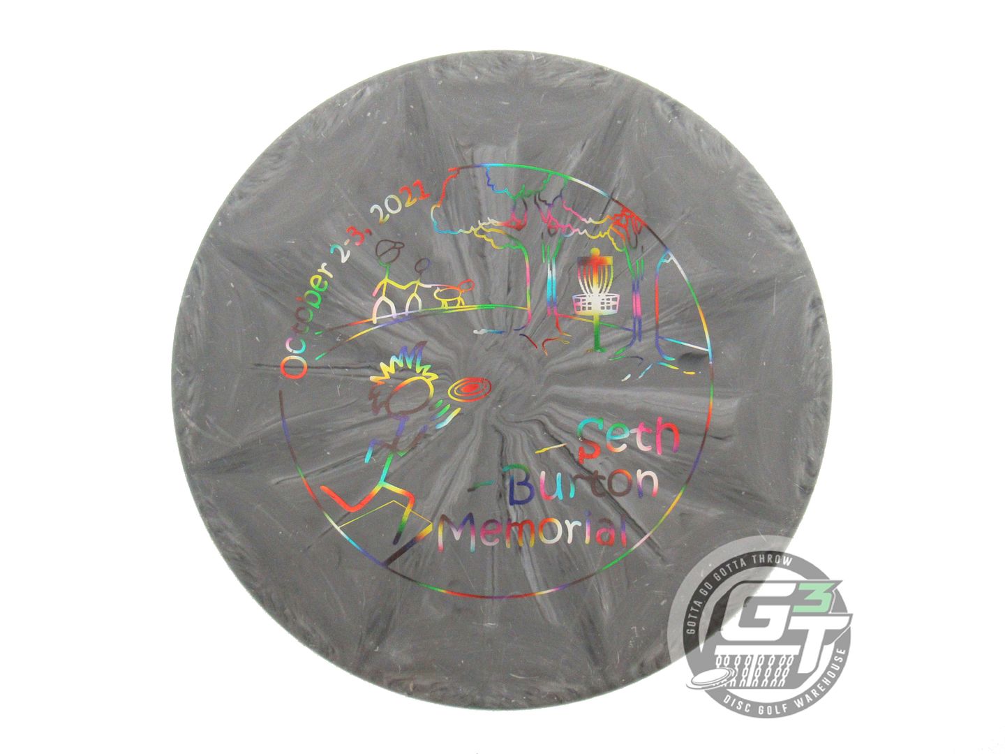 USED Dynamic Discs Prime Burst Warden 176g Gray Jellybean Foil Putter Golf Disc
