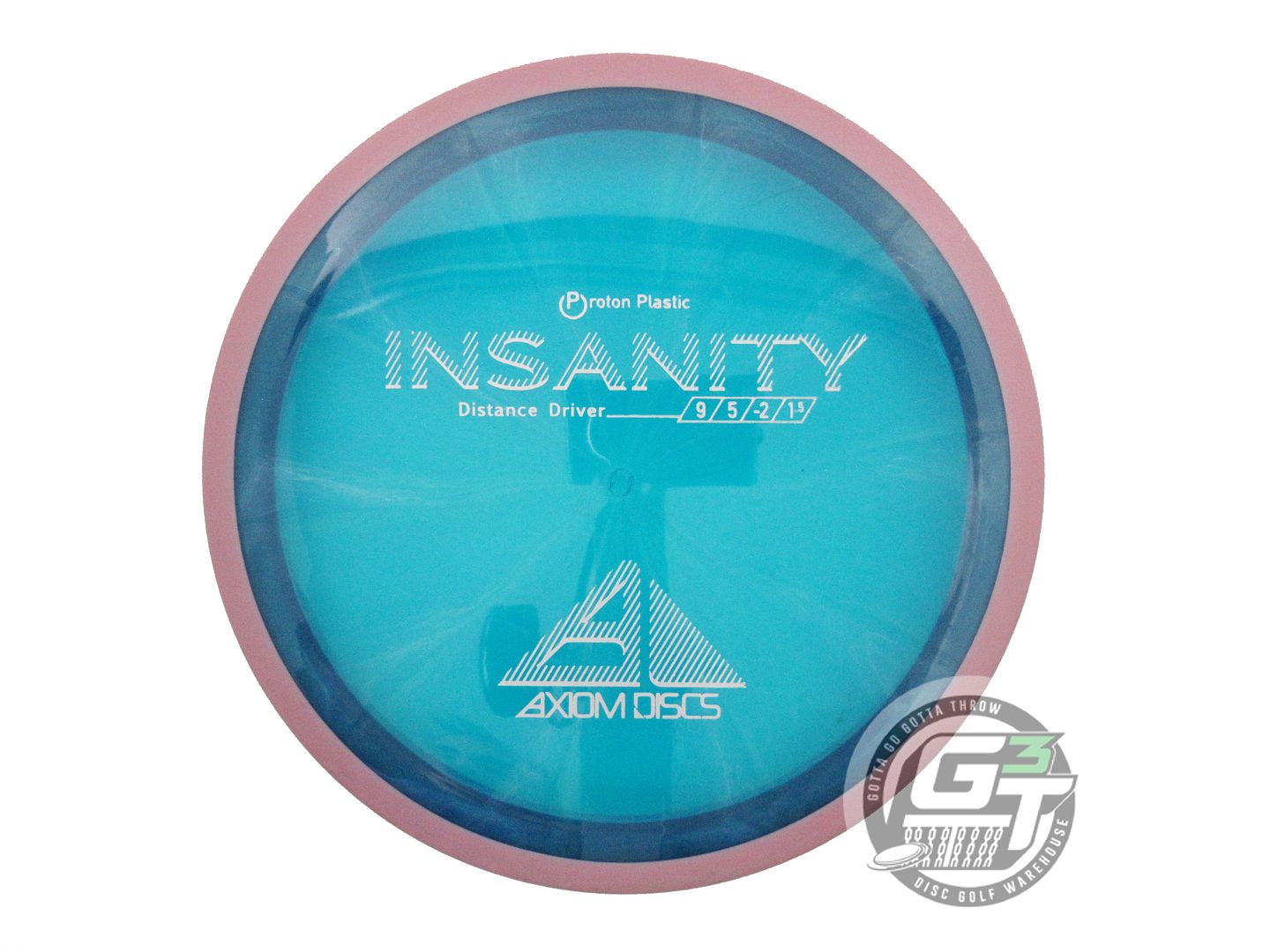 USED Axiom Discs Proton Insanity 173g Blue Lilac Rim Distance Driver Golf Disc