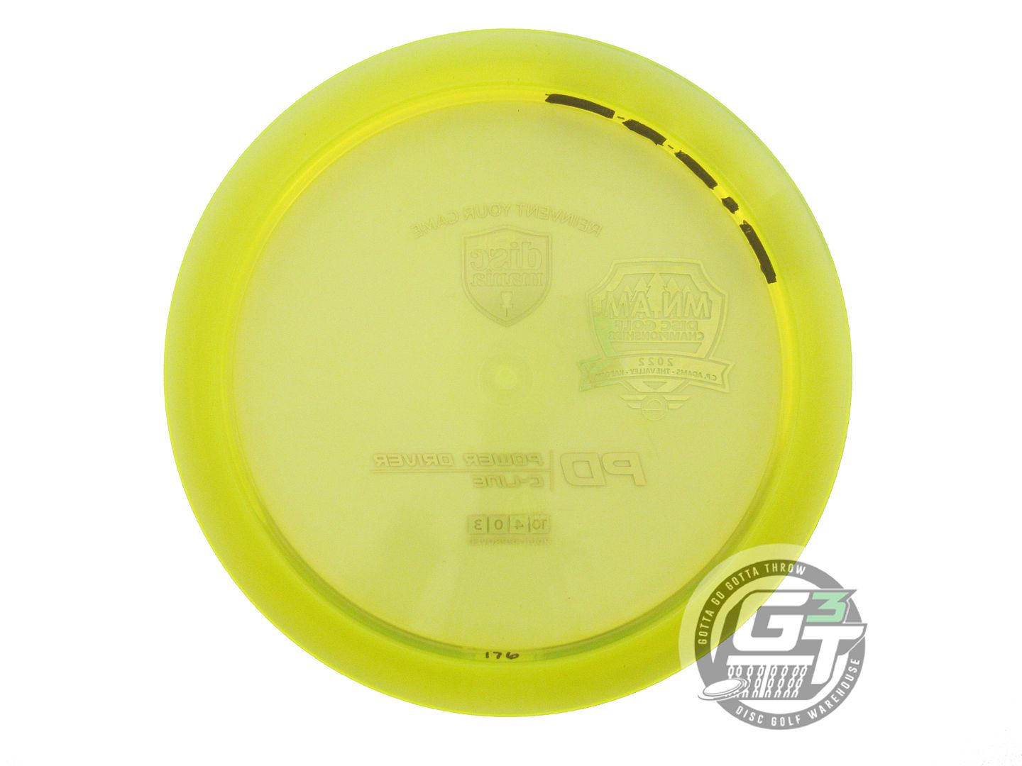USED DiscMania C-Line PD 175g Yellow Red Foil Distance Driver Golf Disc