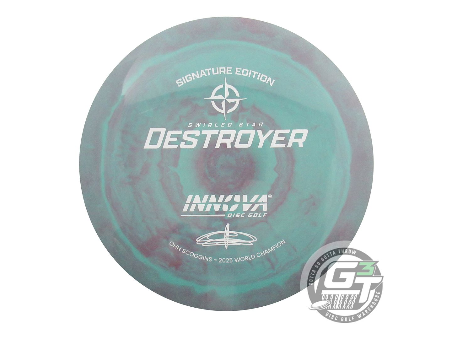 Innova Signature Edition Ohn Scoggins 2025 World Champion Swirled Star Destroyer Distance Driver Golf Disc (Individually Listed)