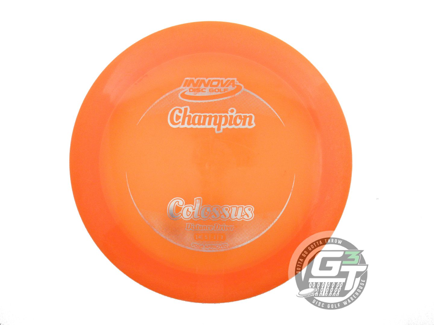 USED Innova Champion Colossus 169g Orange Silver Foil Distance Driver Golf Disc