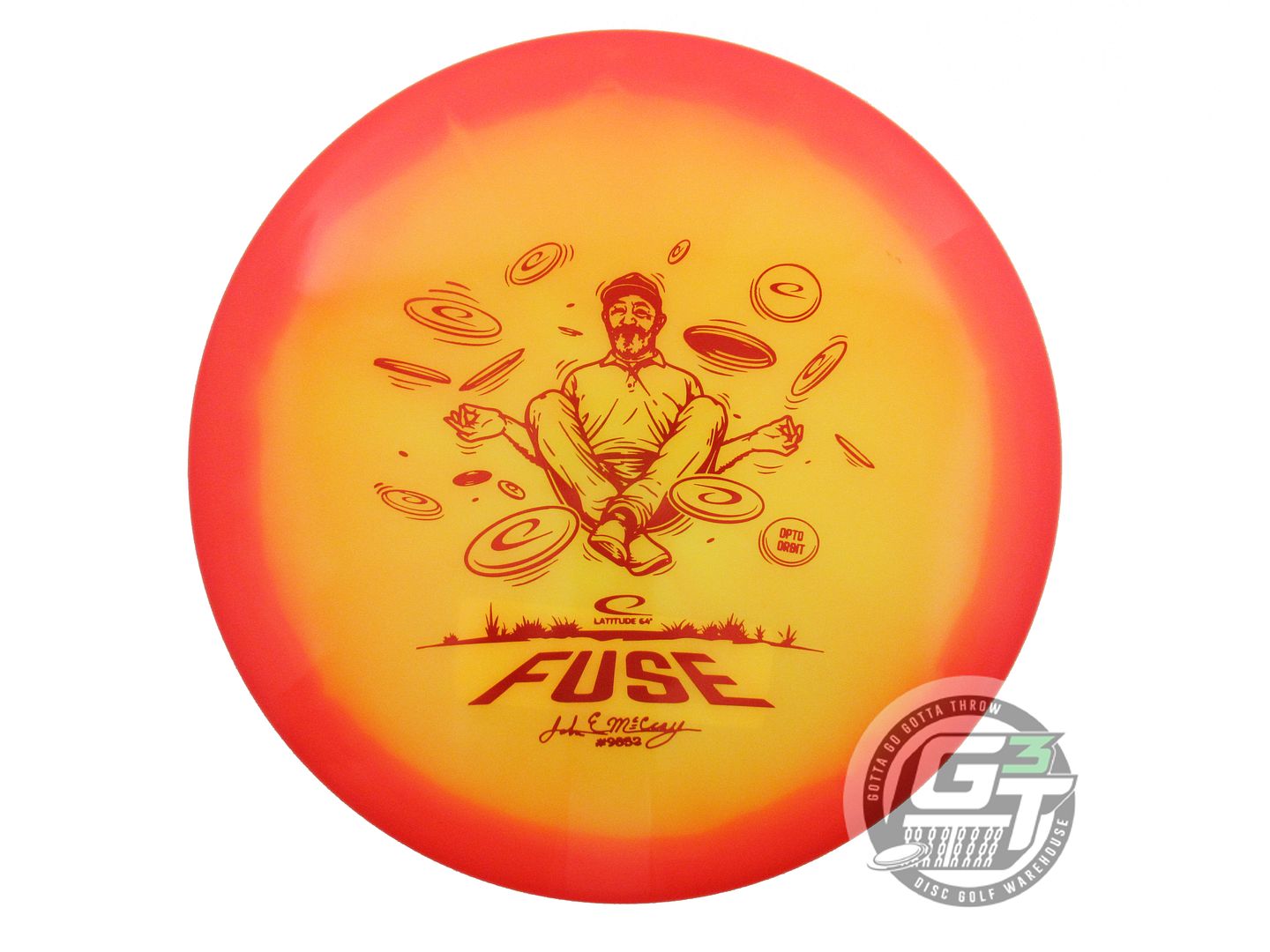 Latitude 64 Limited Edition 2025 Team Series JohnE McCray Opto Orbit Fuse Midrange Golf Disc (Individually Listed)