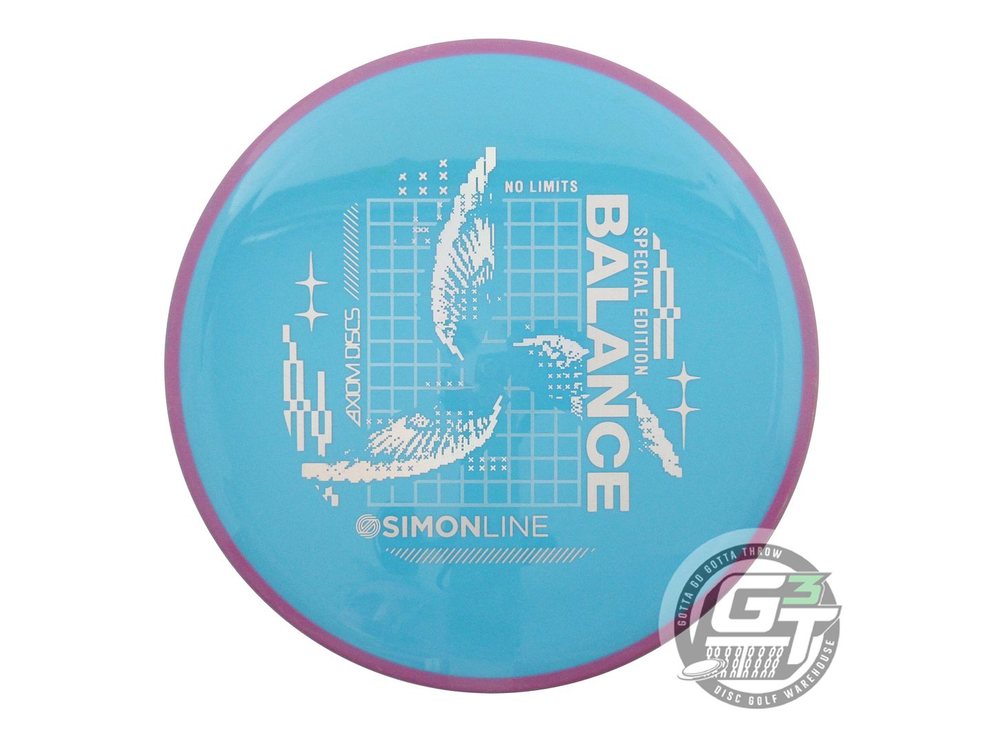USED Axiom Discs [SE] Neutron Balance 176g Teal Purple Rim Midrange Disc
