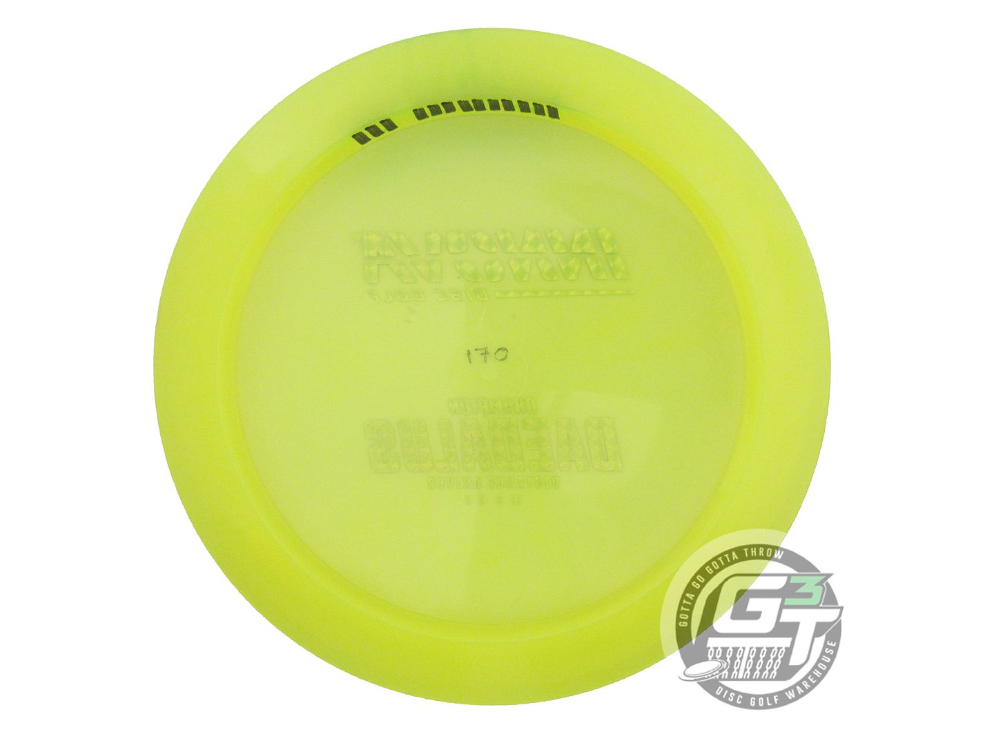 USED Innova Champion Daedalus 170g Yellow Silver Prism Foil Distance Driver Disc