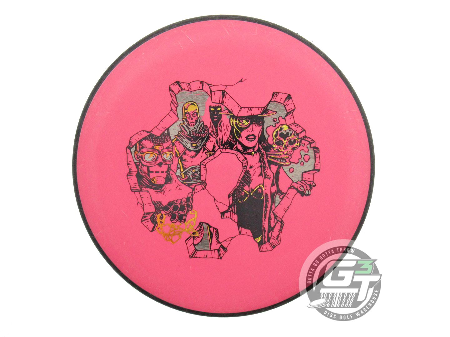 USED MVP Disc Sports SKULBOY Electron Nomad 174g Pink Putter Golf Disc