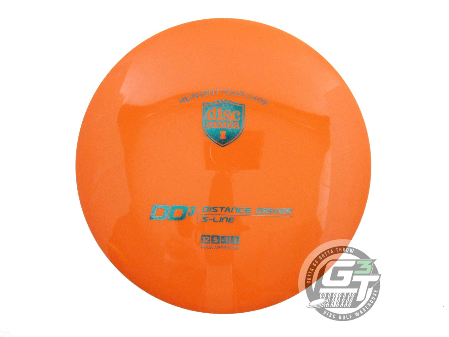 USED DiscMania S-Line DD3 175g Orange Teal Foil Distance Driver Golf Disc