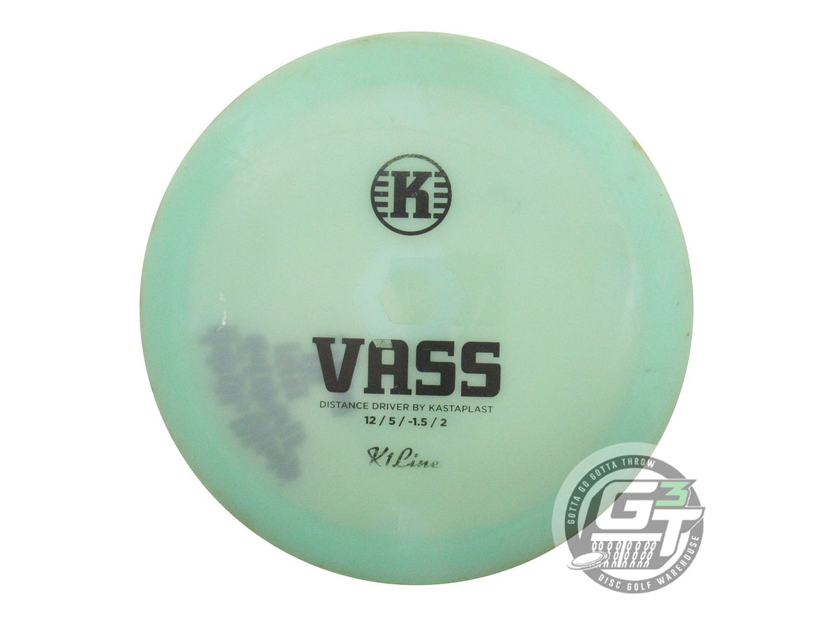 USED Kastaplast FIRST RUN K1 Vass 176g Mint Black Stamp Distance Driver Disc