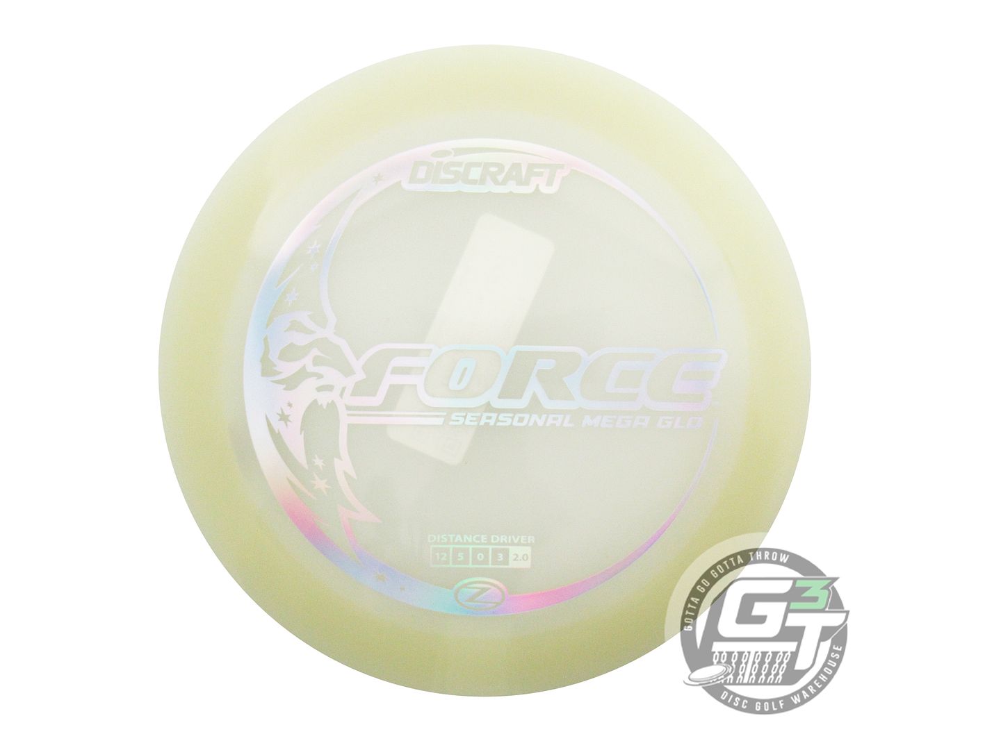 Discraft Seasonal Mega Glo Z Force Distance Driver Golf Disc (Individually Listed)