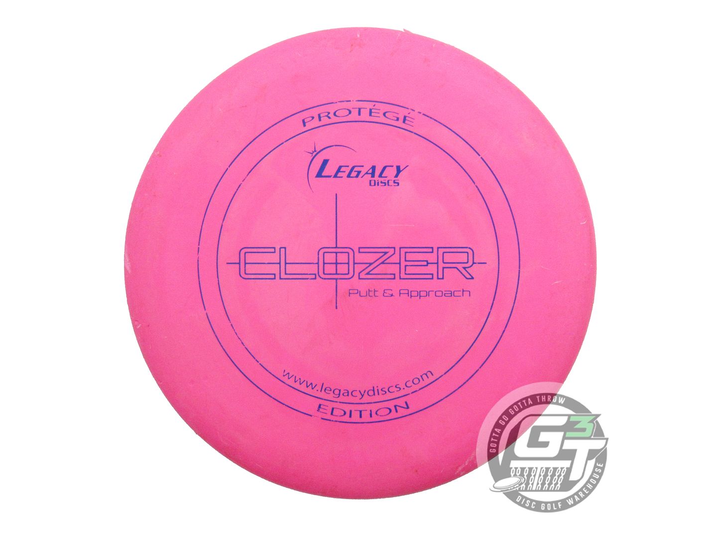 USED Legacy Discs Protege Clozer 174g Pink Blue Stamp Putter Golf Disc