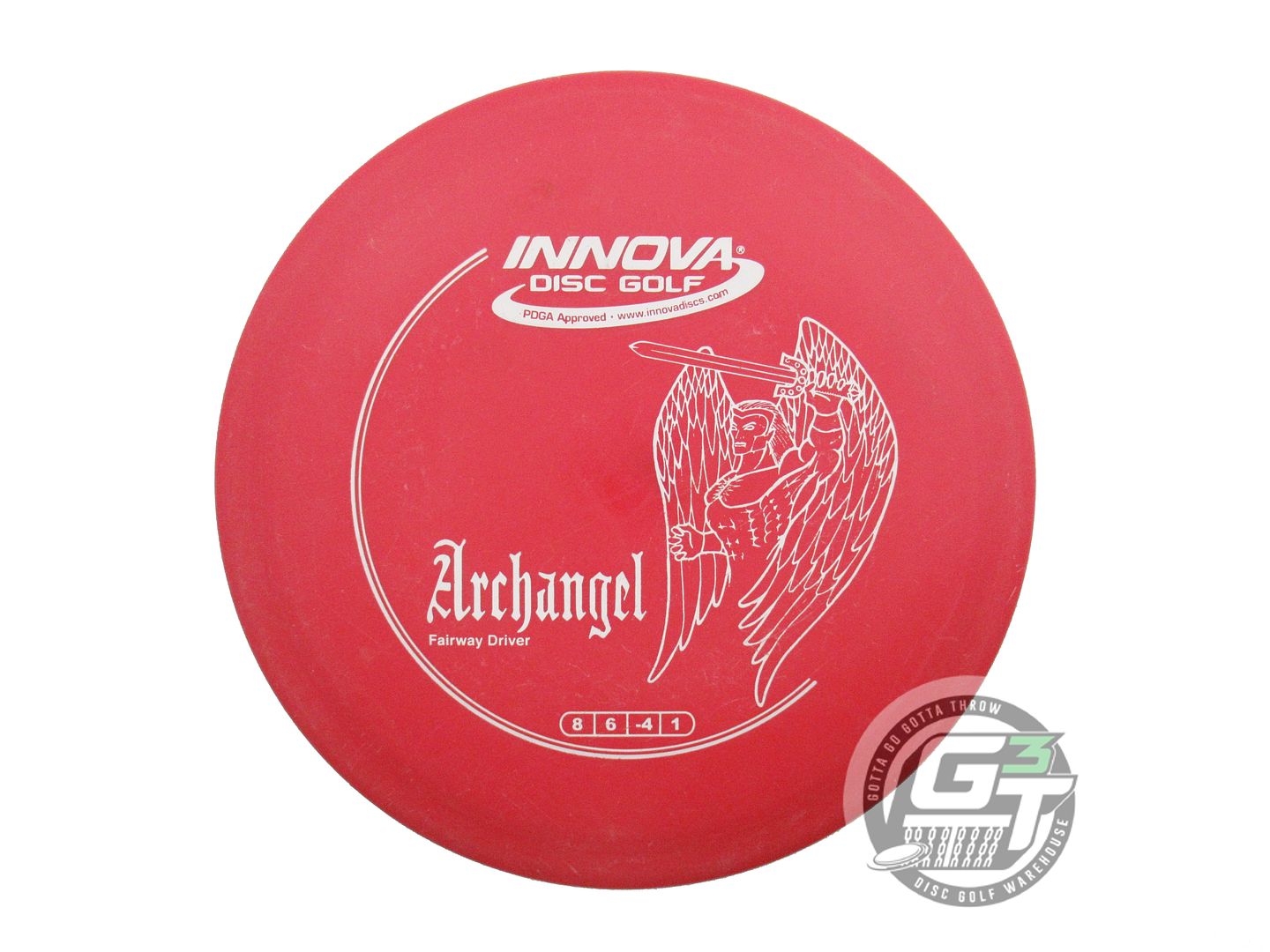 USED Innova DX Archangel 176g Red White Stamp Distance Driver Golf Disc