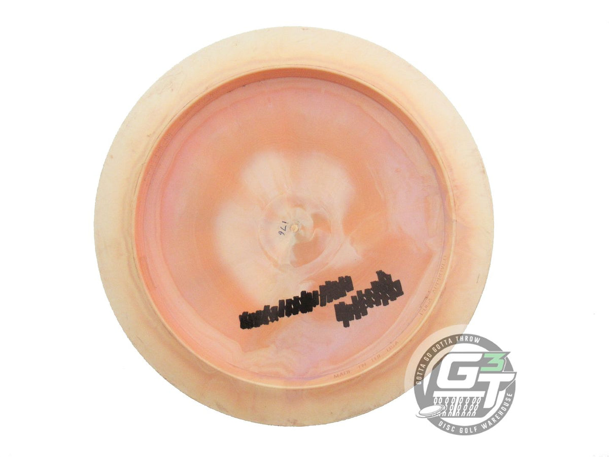 USED Discraft ESP Nuke OS 176g Peach Purple Rose Foil Distance Driver Golf Disc