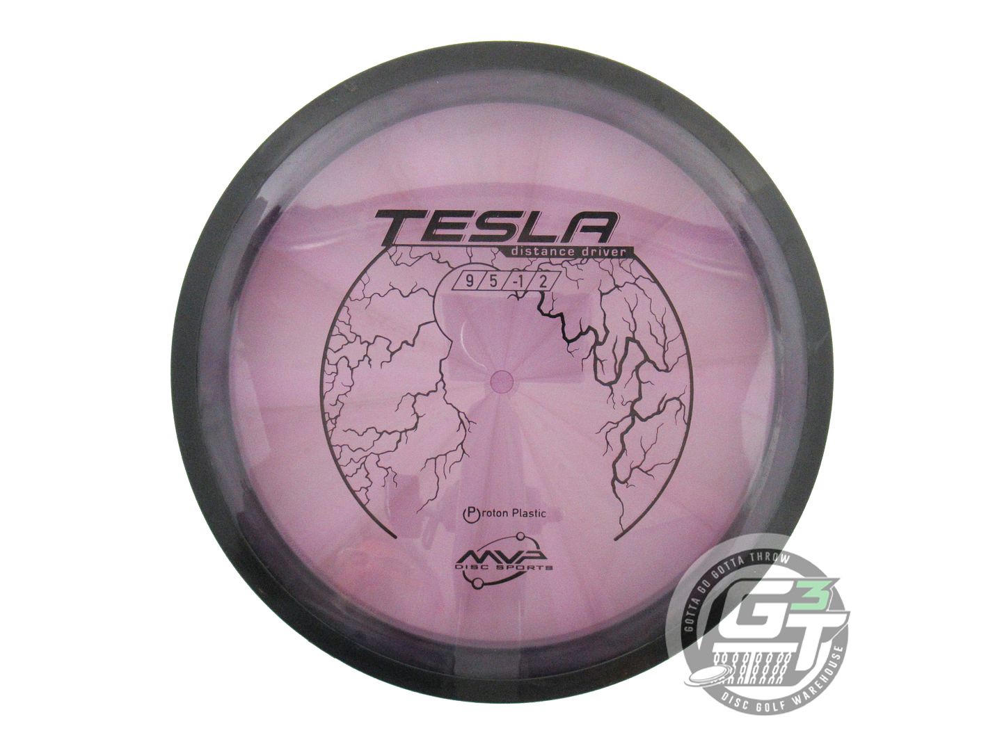 USED MVP Disc Sports Proton Tesla 168g Purple Distance Driver Golf Disc