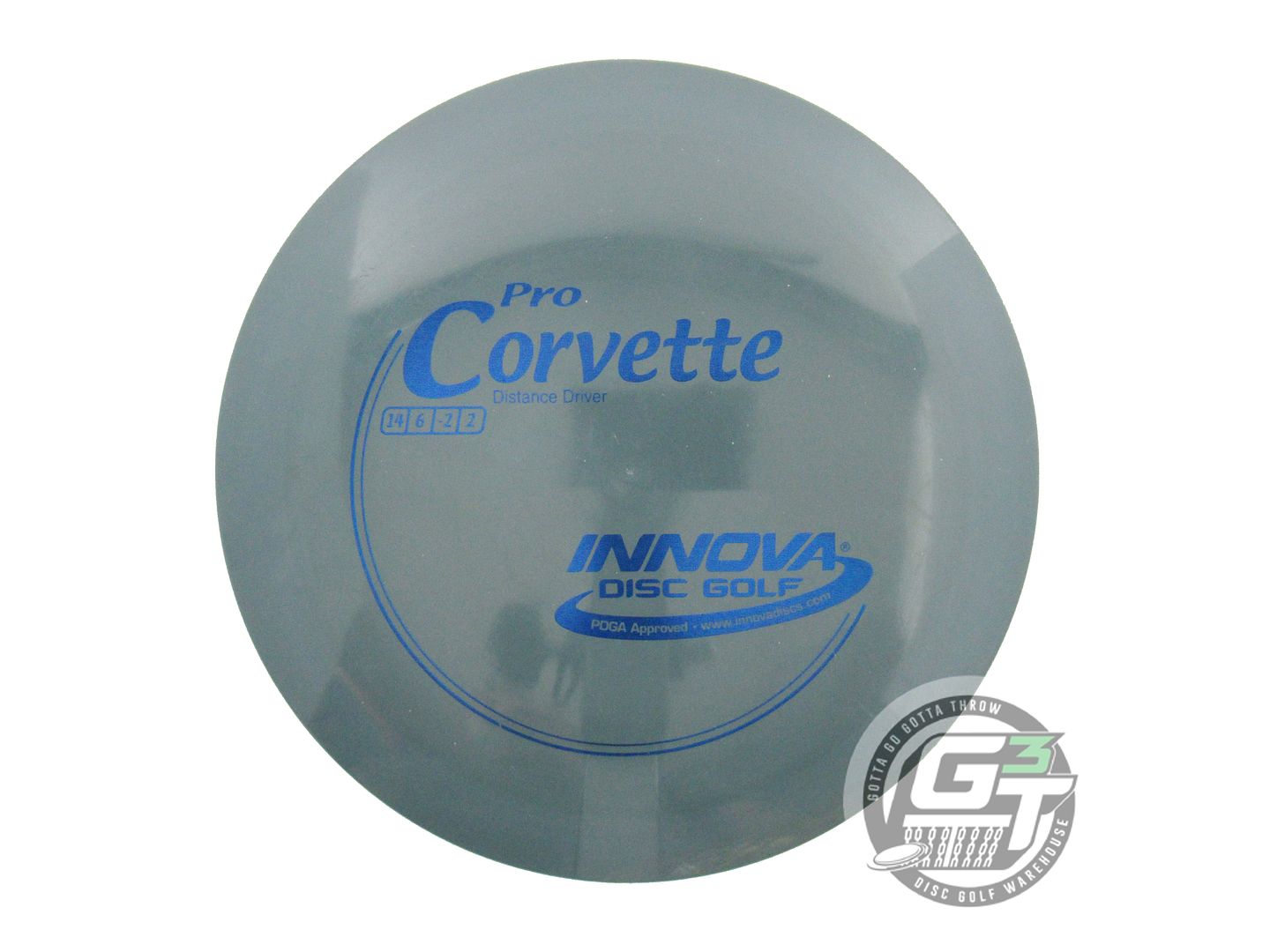 USED Innova Pro Corvette 168g Dark Gray Blue Foil Distance Driver Golf Disc