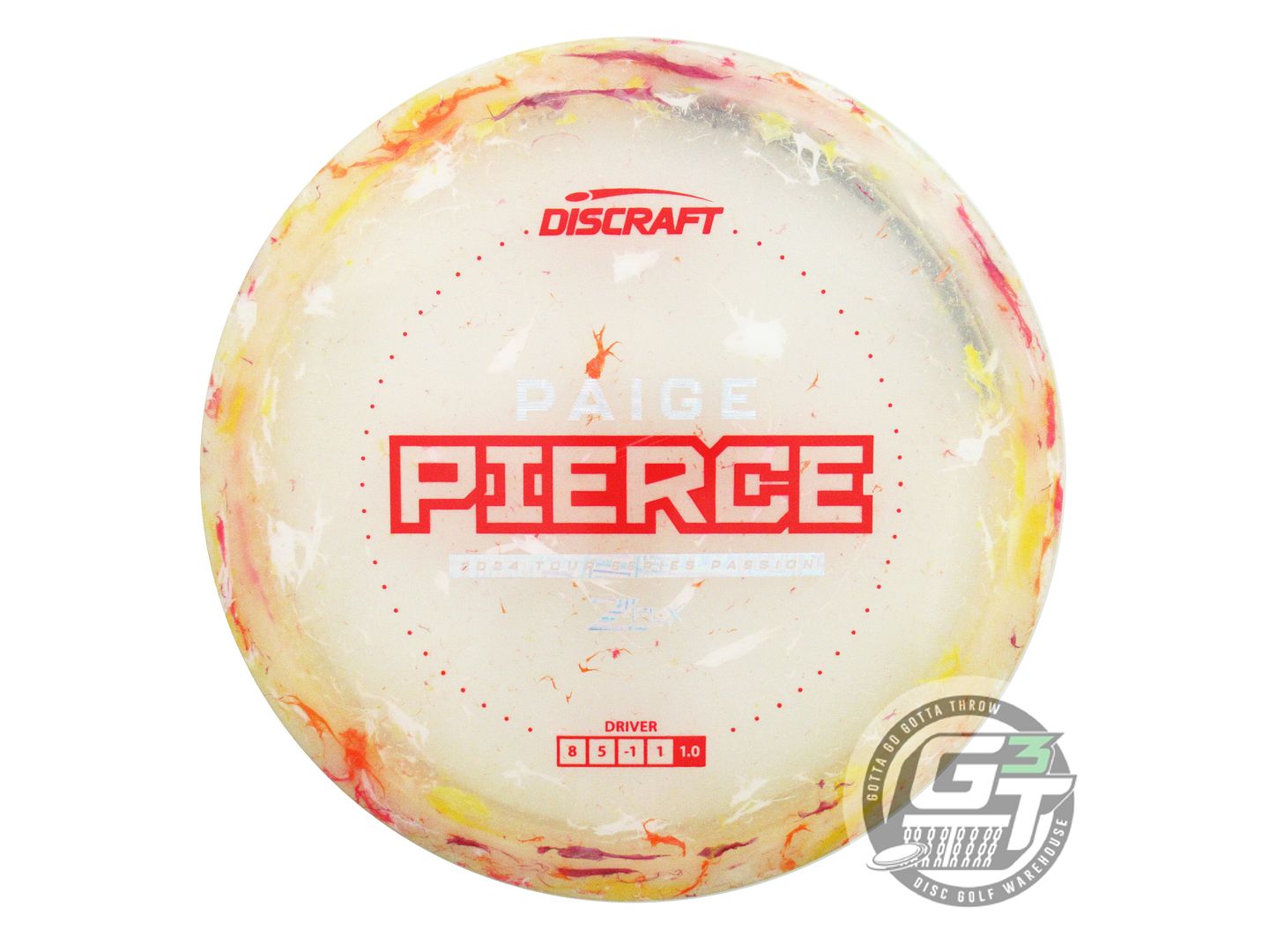 USED Discraft [PIERCE] Jawbreaker Z FLX Passion 170g Red Stamp Driver Golf Disc