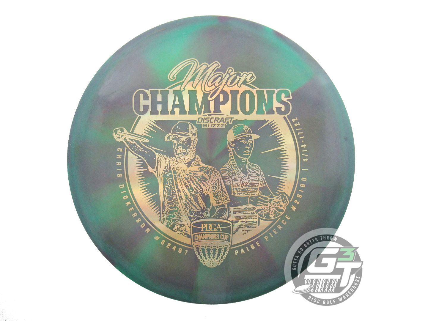 USED Discraft [PDGA] Special Blend Buzzz 179g Purple-Green Midrange Golf Disc