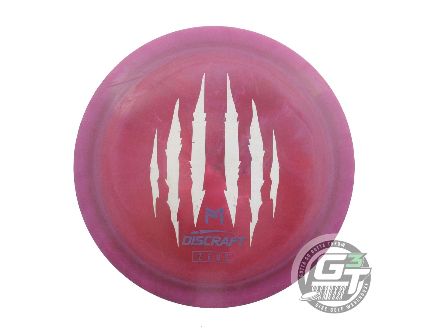 USED Discraft [McBETH] 6X CLAW ESP Zeus 173g Purple-Magenta Driver Golf Disc