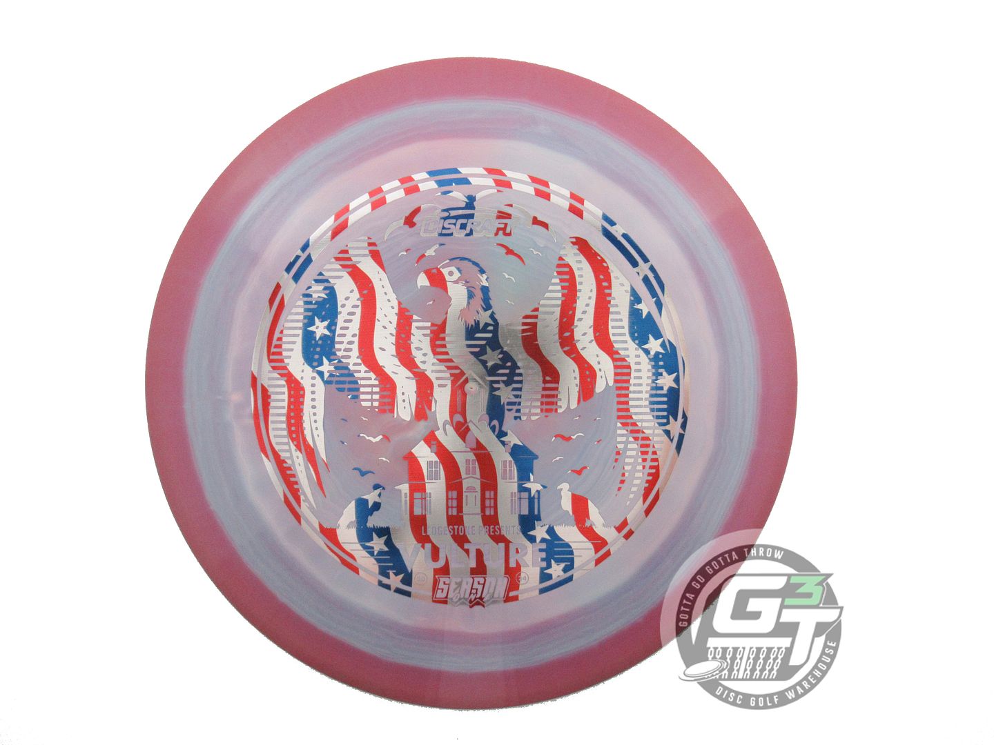 USED Discraft [LEDGESTONE] ESP Vulture 166g Purple-Pink Distance Driver Disc