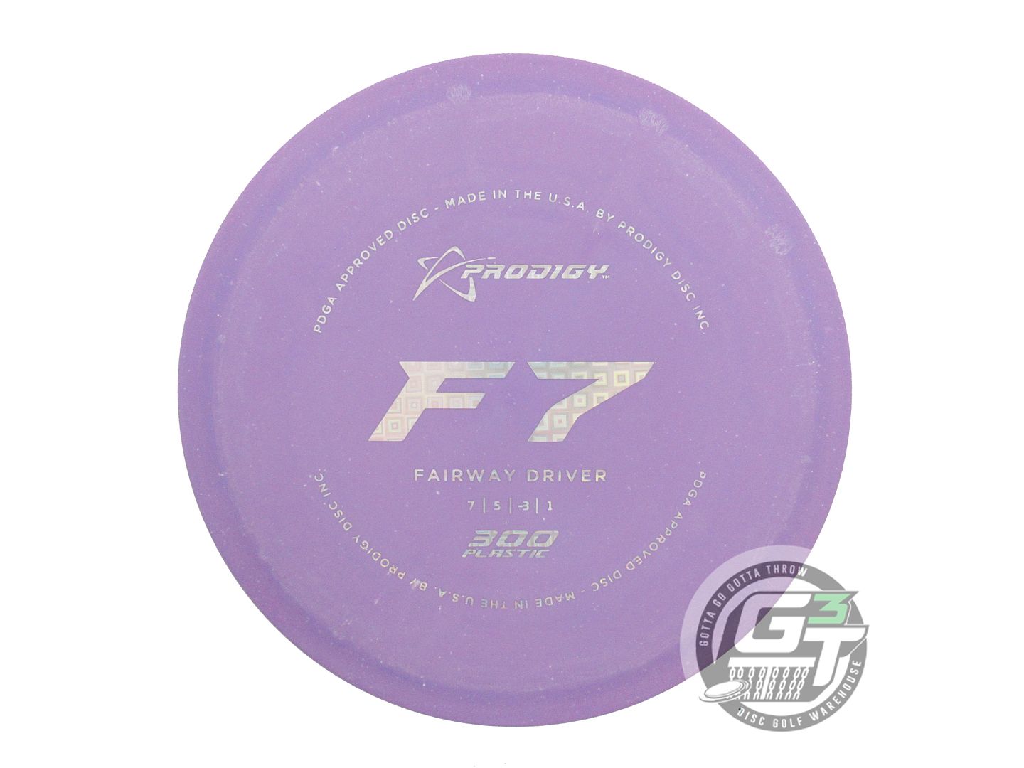 Prodigy 300 Series F7 Fairway Driver Golf Disc (Individually Listed)
