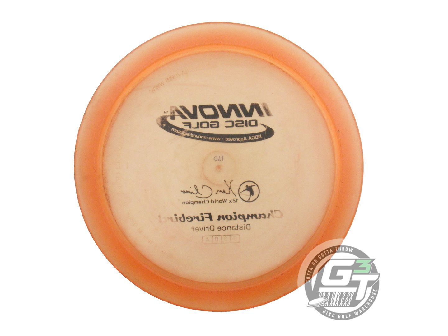 USED Innova Champion Eagle 170g Peach Black Stamp Fairway Driver Golf Disc