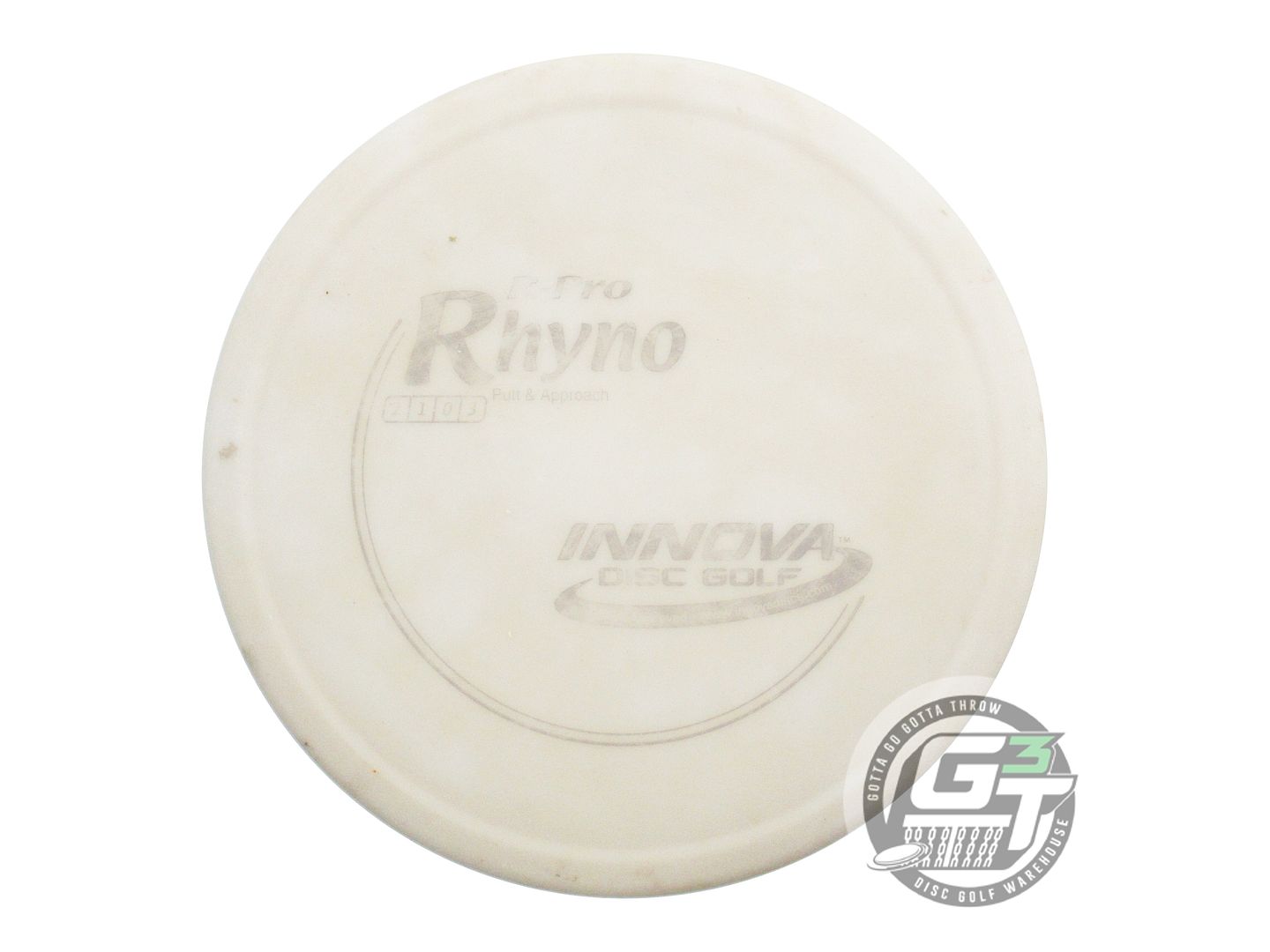 USED Innova R-Pro Rhyno 174g White Gray Stamp Putter Golf Disc