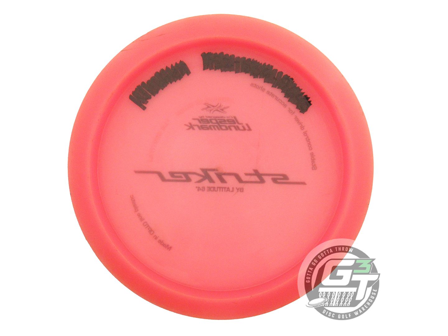 USED Latitude 64 Opto Striker 169g Red Black Stamp Distance Driver Golf Disc