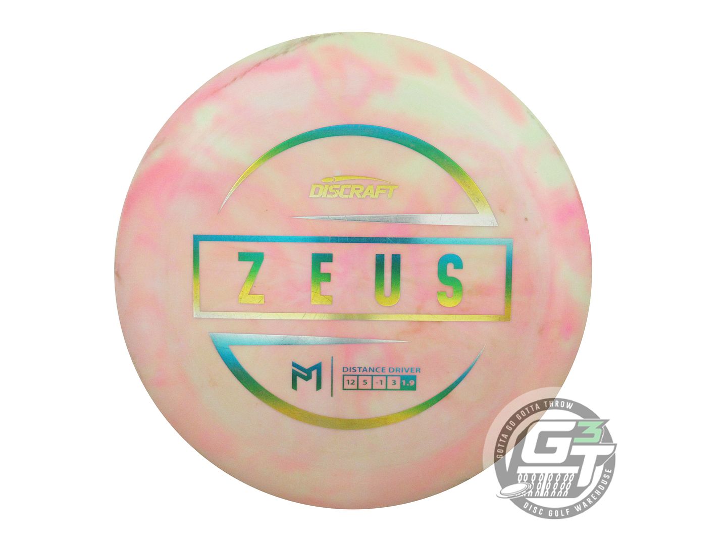 USED Discraft [McBETH] ESP Zeus 169g Tan HOME DYED Driver Golf Disc