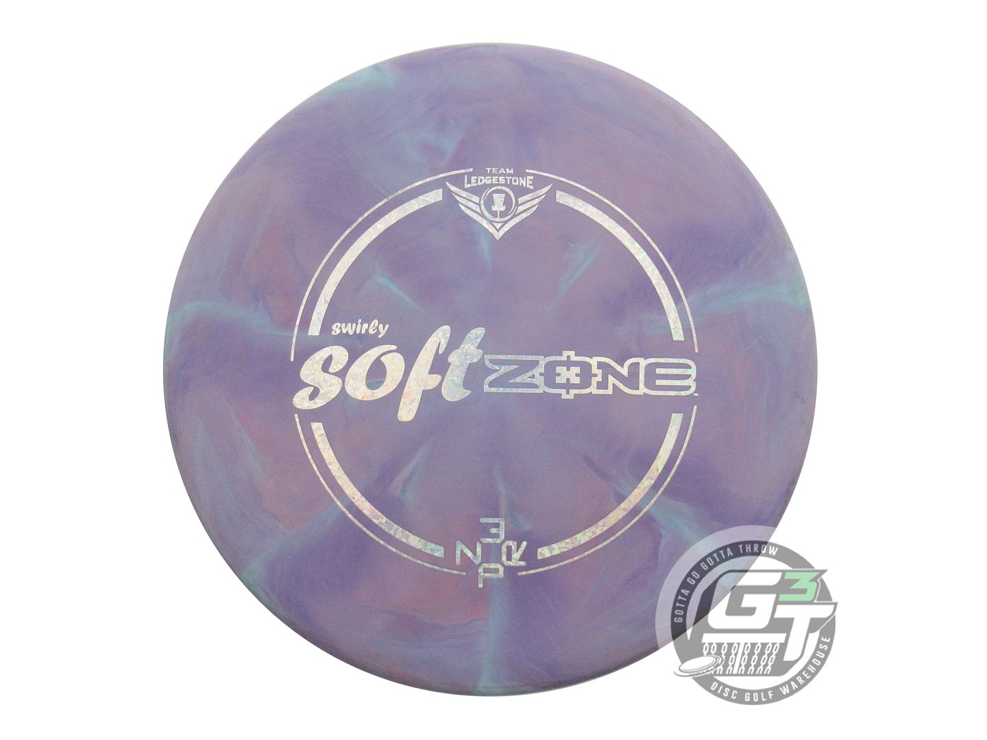 USED Discraft [PRESNELL] Putter Line Soft Zone 173g Purple-Teal Putter Disc