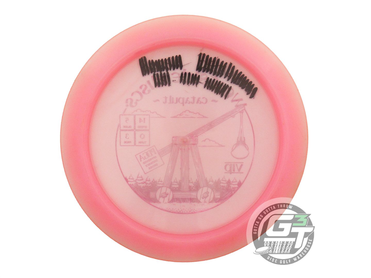 USED Westside Discs VIP Catapult 174g Pink Magenta Foil Distance Driver Disc