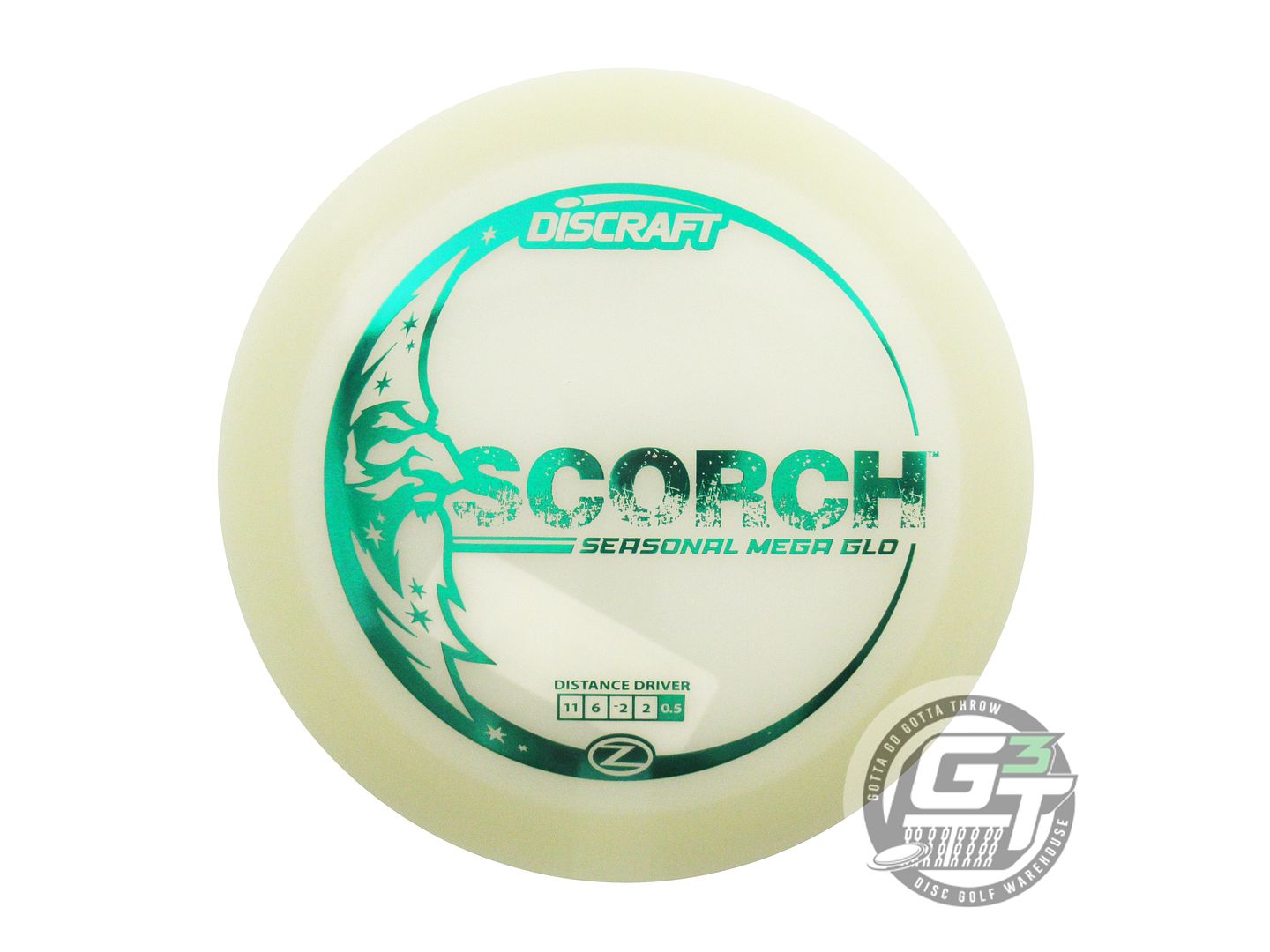 Discraft Seasonal Mega Glo Z Scorch Distance Driver Golf Disc (Individually Listed)