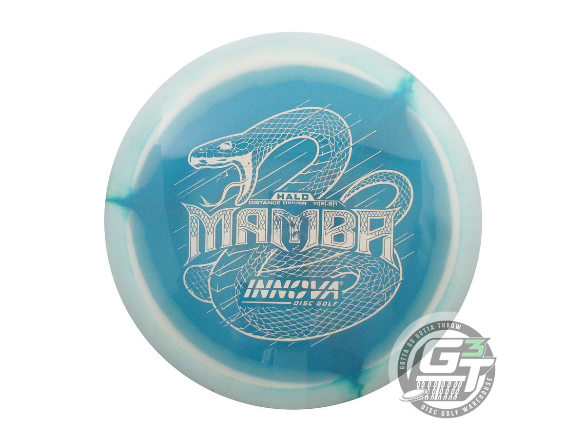 USED Innova Halo Star Mamba 172g White-Blue Distance Driver Golf Disc