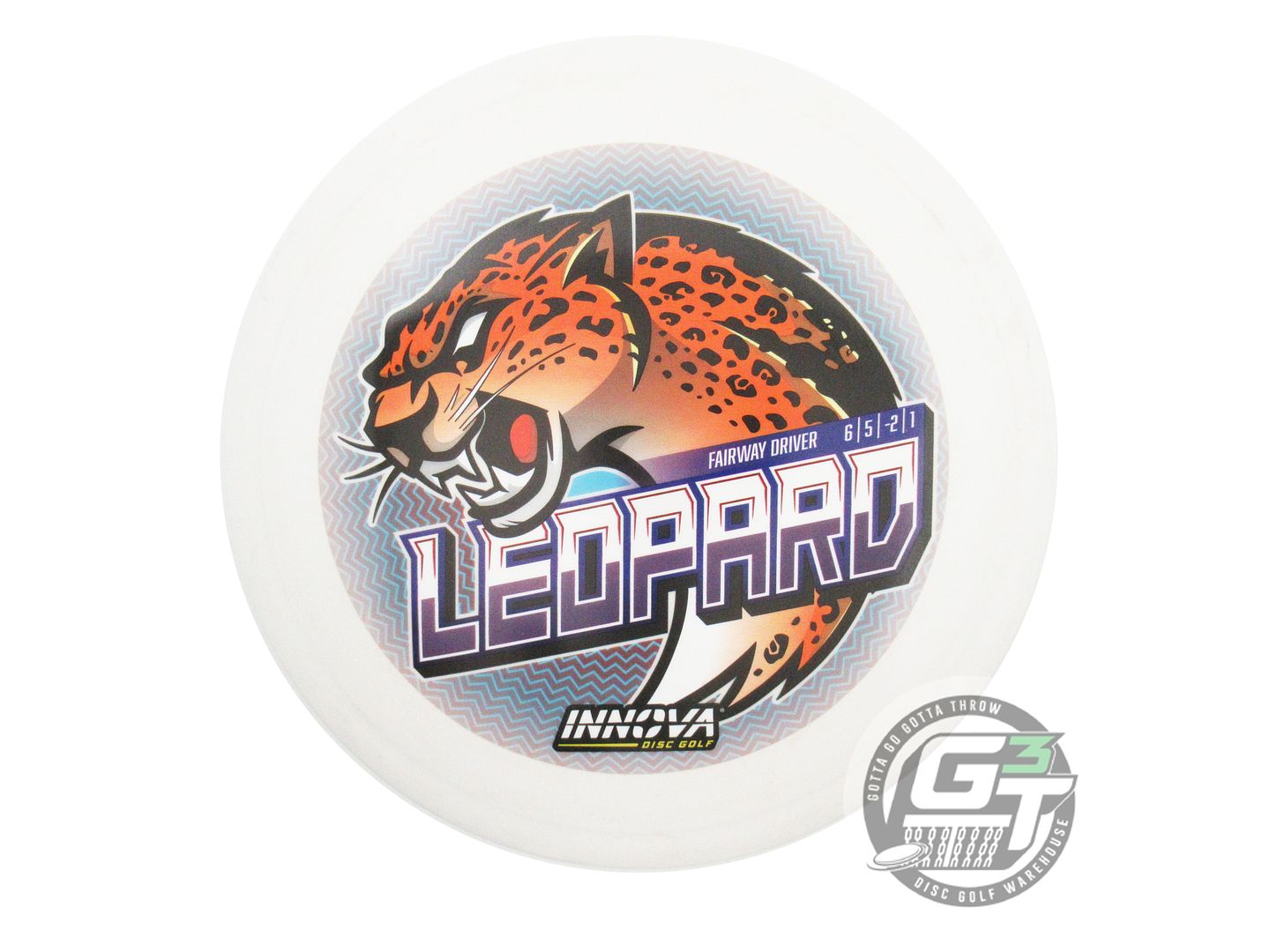 USED Innova DX Leopard 168g FullColor White Fairway Driver Golf Disc