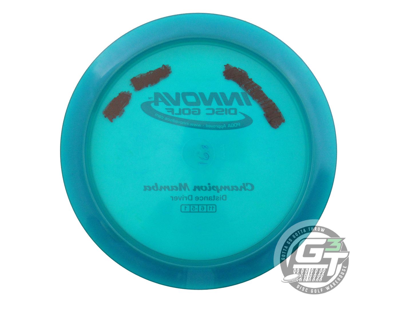 USED Innova Champion Mamba 168g Blue Gold Foil Distance Driver Golf Disc