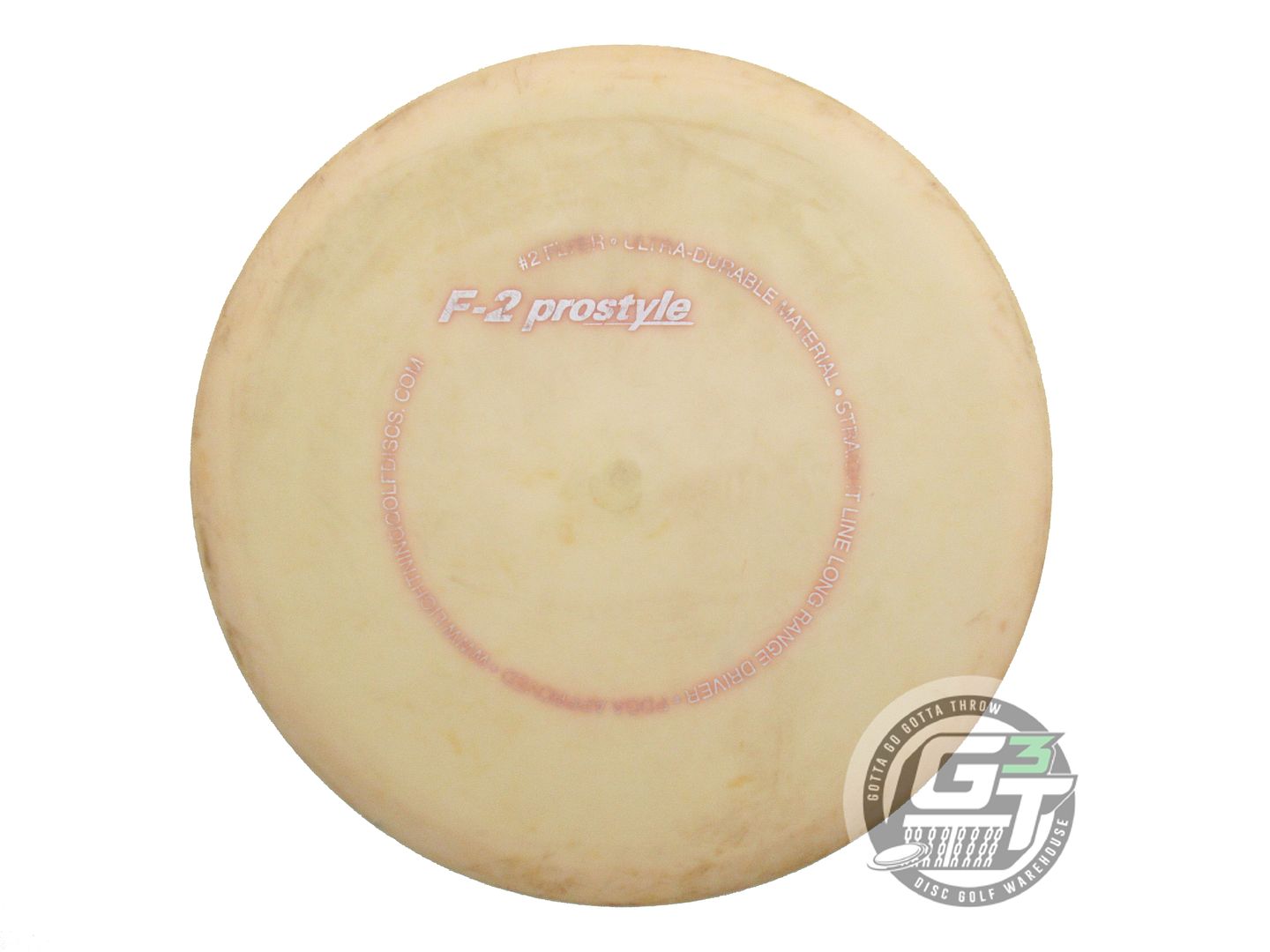 USED Lightning Prostyle #2 Flyer 170g Cream Silver Holo Foil Fairway Driver Disc