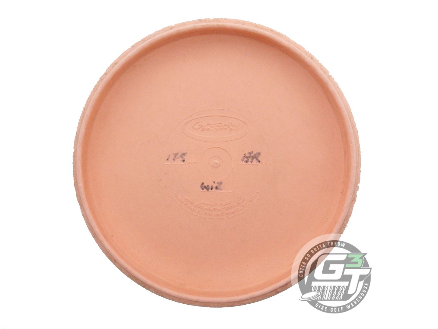 USED Gateway Eraser Wizard 175g Peach Copper Foil Putter Golf Disc