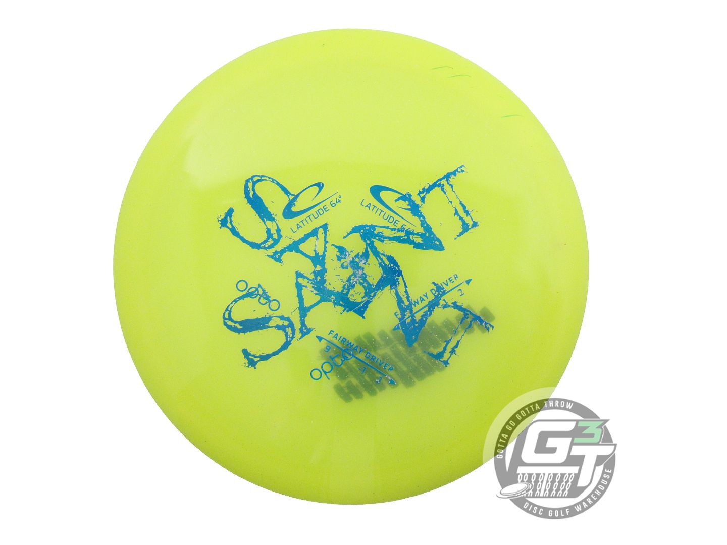 USED Latitude 64 X-OUT Opto Saint 175g Yellow Fairway Driver Golf Disc