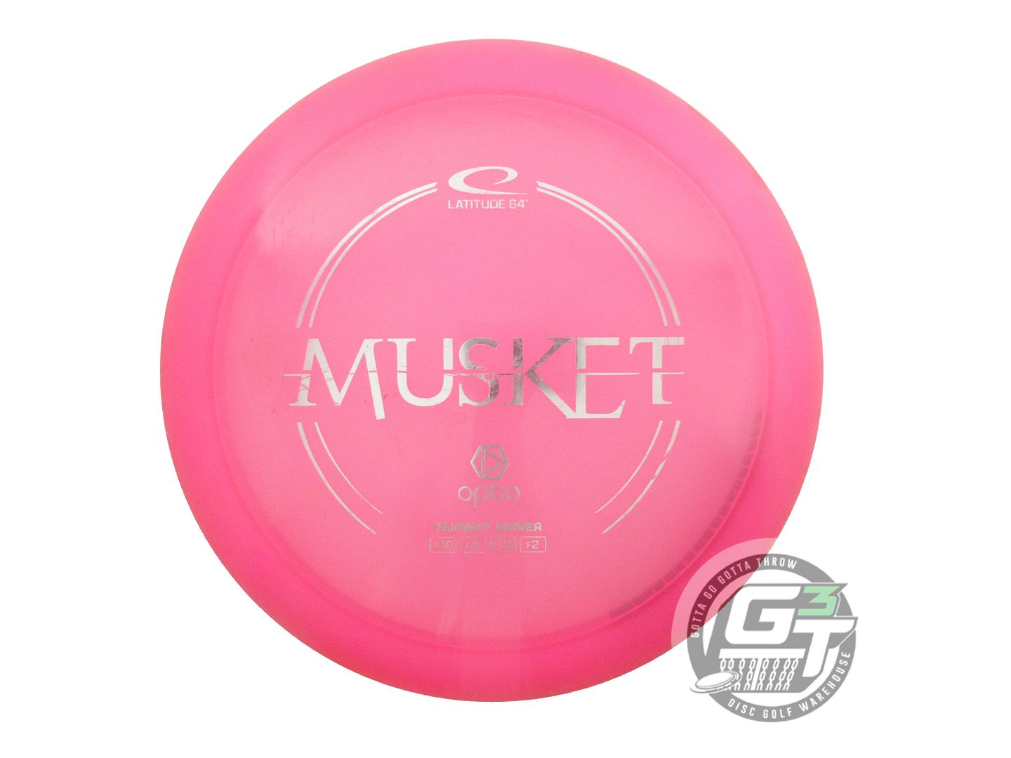 USED Latitude 64 Opto Musket 171g Pink Silver Foil Fairway Driver Golf Disc