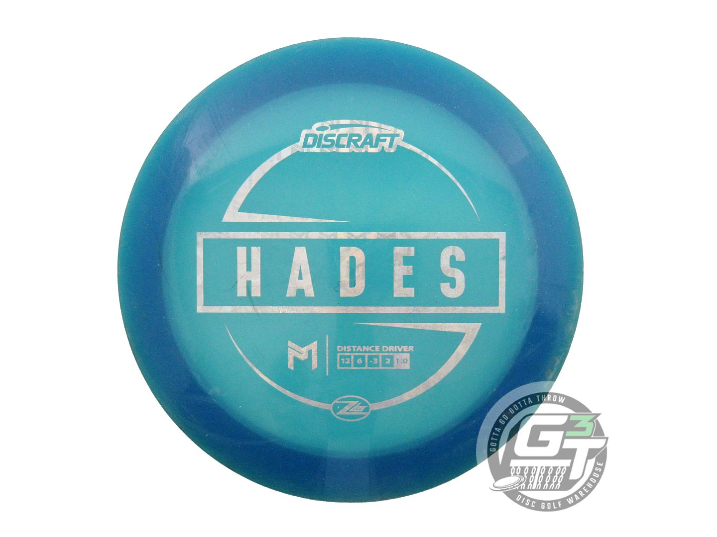 USED Discraft [McBETH] Z Lite Hades 163g Blue PM Holo Foil Driver Golf Disc