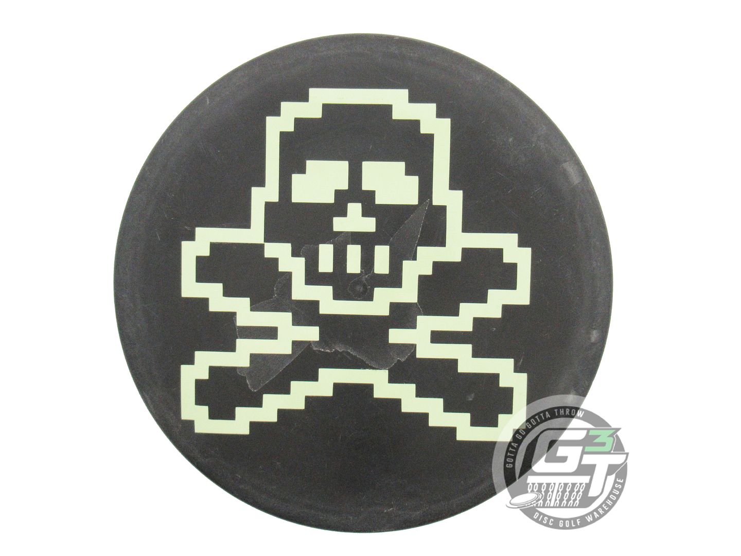 USED Infinite D-Blend Tomb 176g Black GLOW TAPE Putter Golf Disc