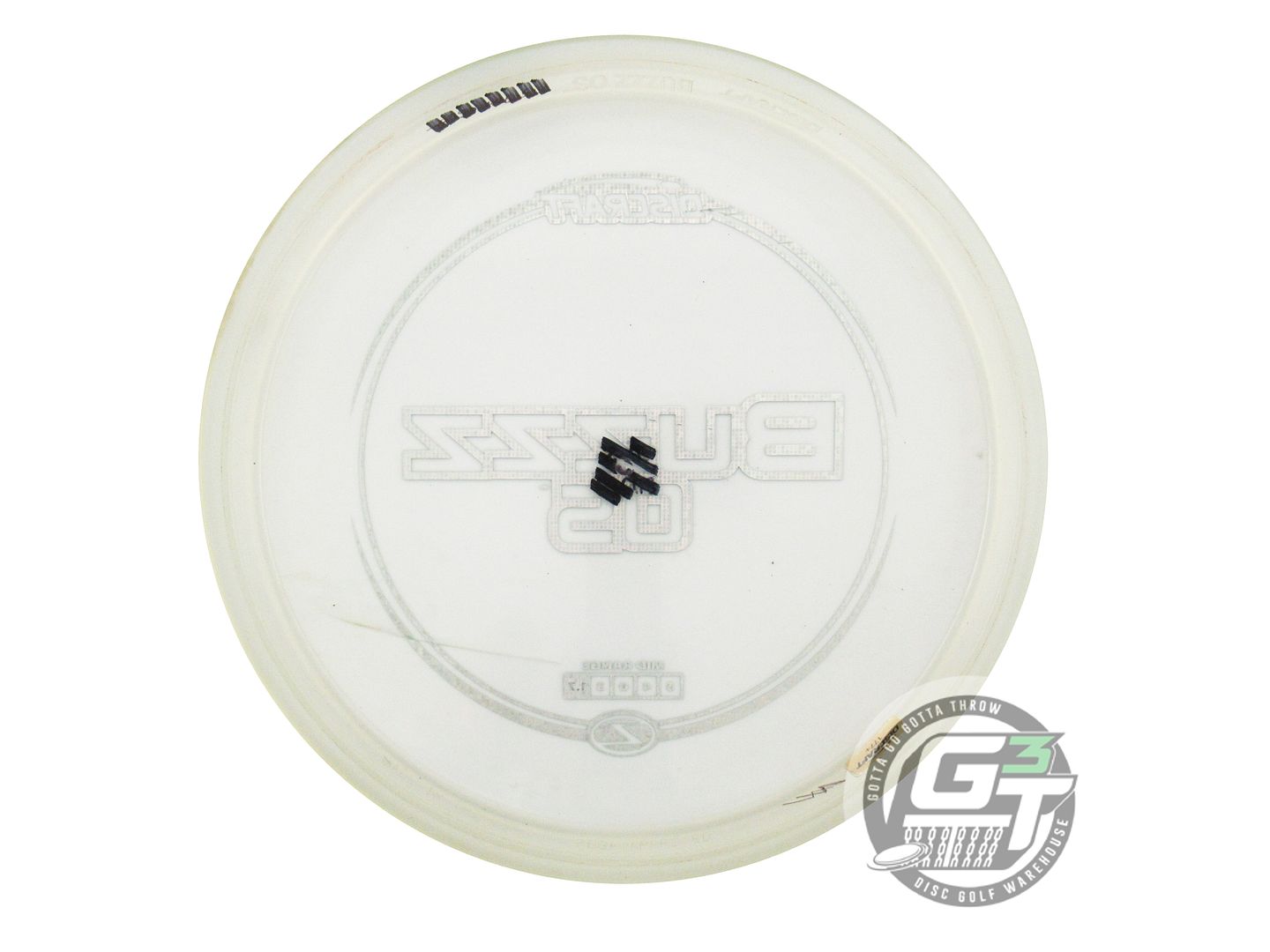 USED Discraft Z Buzzz OS 178g Clear Green Matrix Foil Midrange Golf Disc
