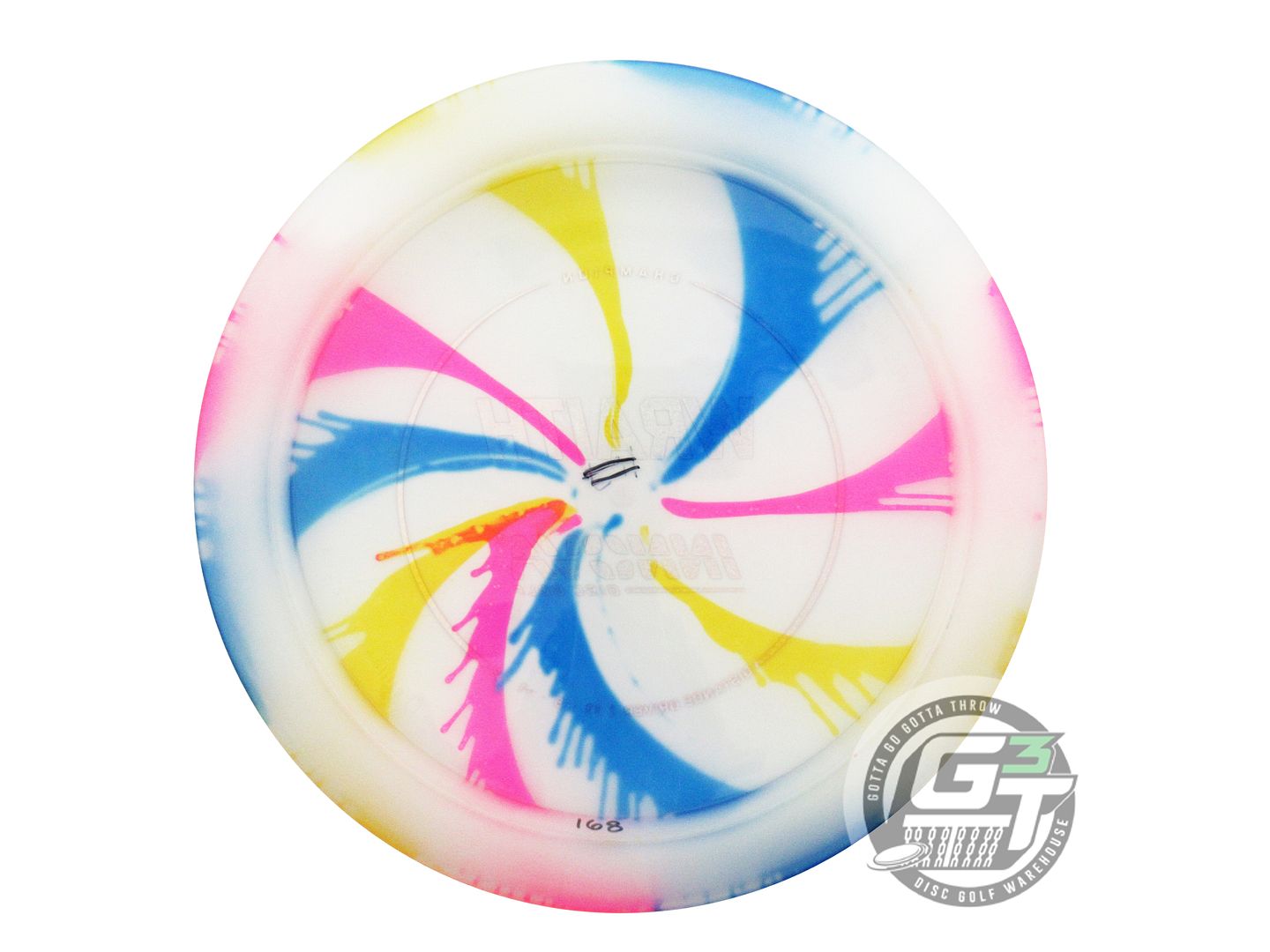 USED Innova I-DYE Champion Wraith 168g Pinwheel Splatter Distance Driver Disc