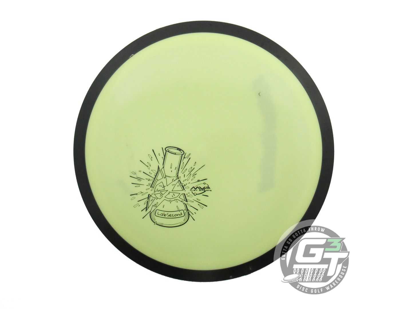 USED MVP Disc Sports X-OUT Fission Wave 163g Yellow Distance Driver Golf Disc