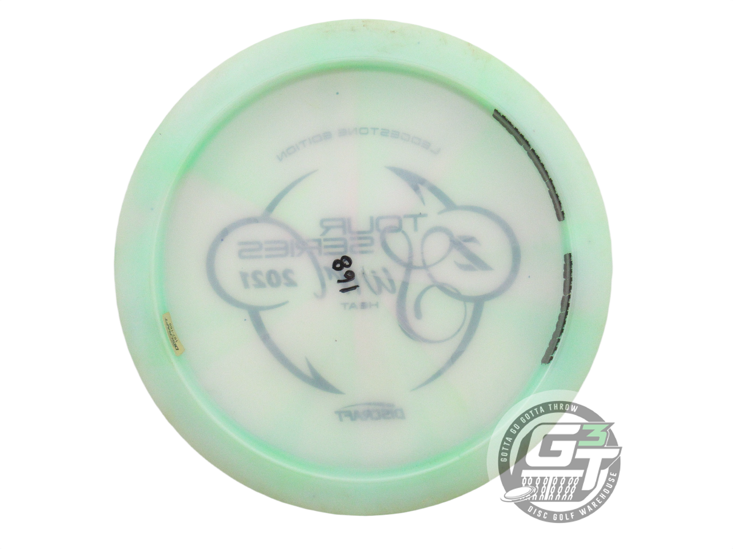 USED Discraft [LEDGESTONE] Z Swirl Heat 168g Lime Distance Driver Golf Disc